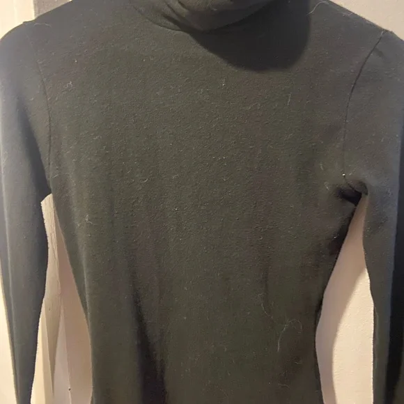 Madewell Black Ribbed Turtleneck Bodysuit - Picture 7 of 8
